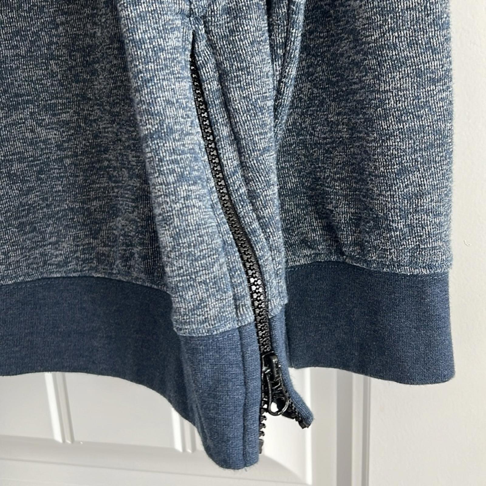 Kaporal Flecked Round Neck Sweater w/Pocket & Side Zippers Size XL EXCELLENT!