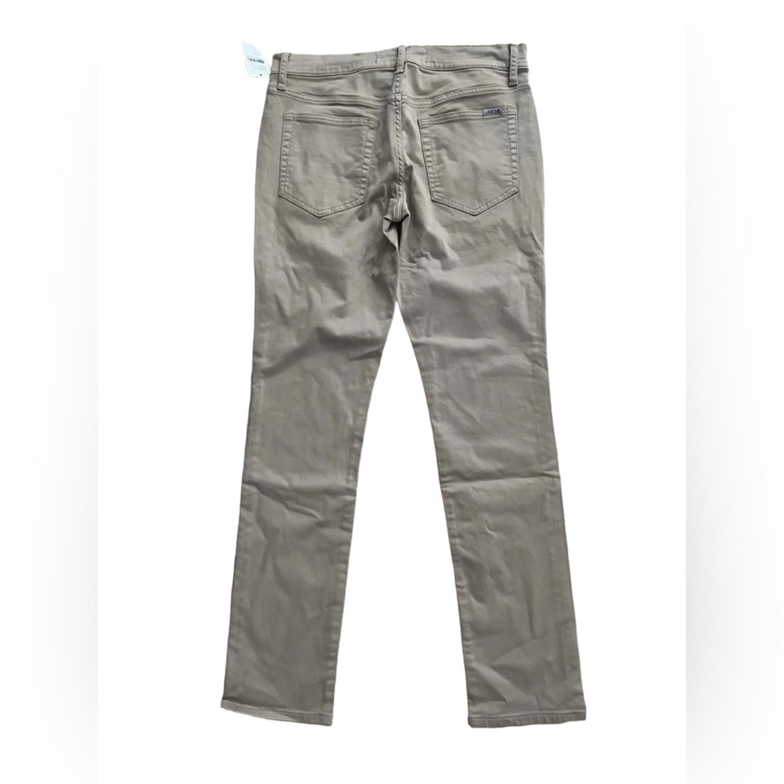 JOE'S JEANS Slim Fit Khaki French Terry Jeans, Size 32 New w/Tag Retail $179