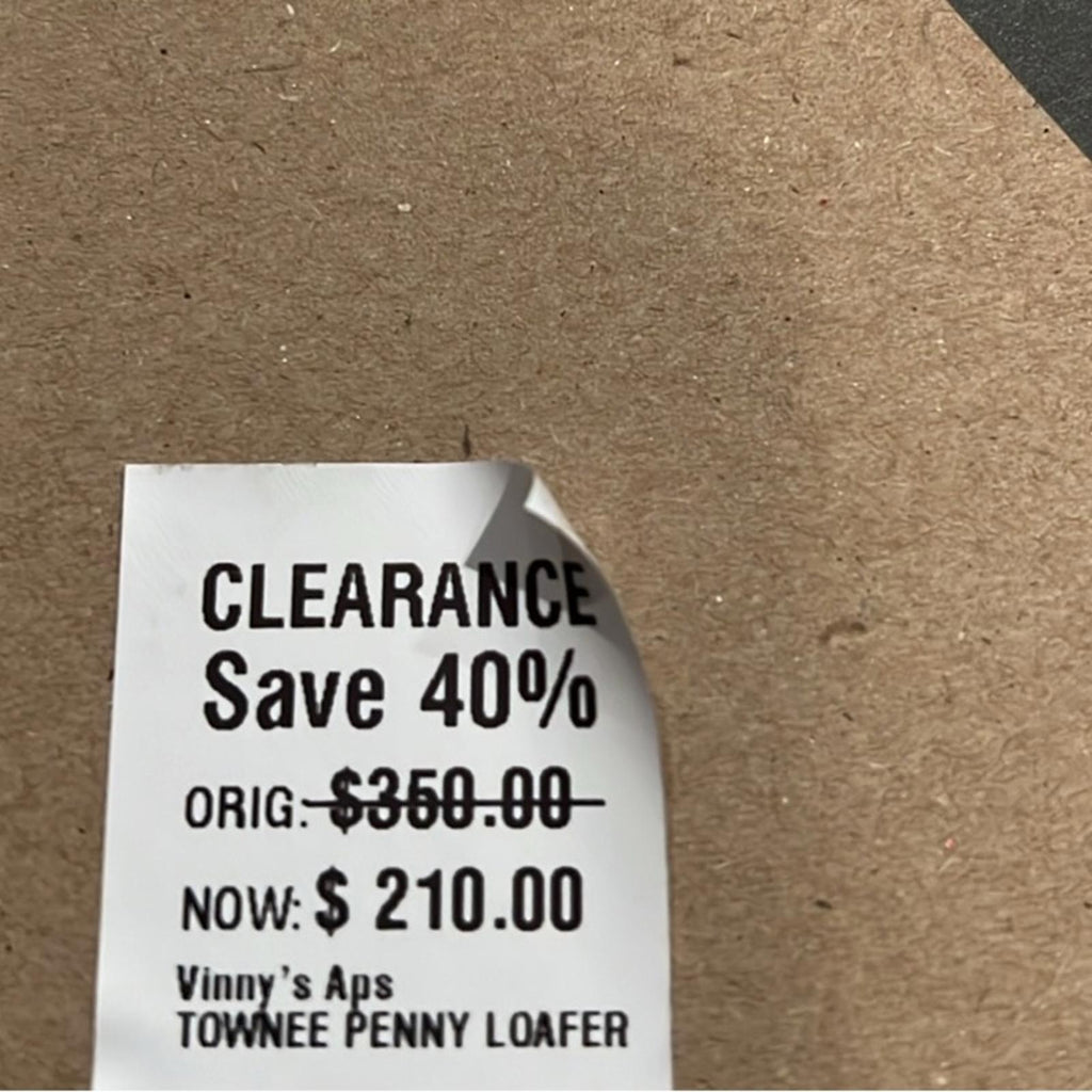 Vinny’s Townee Penny Loafers in Brown, Men's Size 40 New in Box