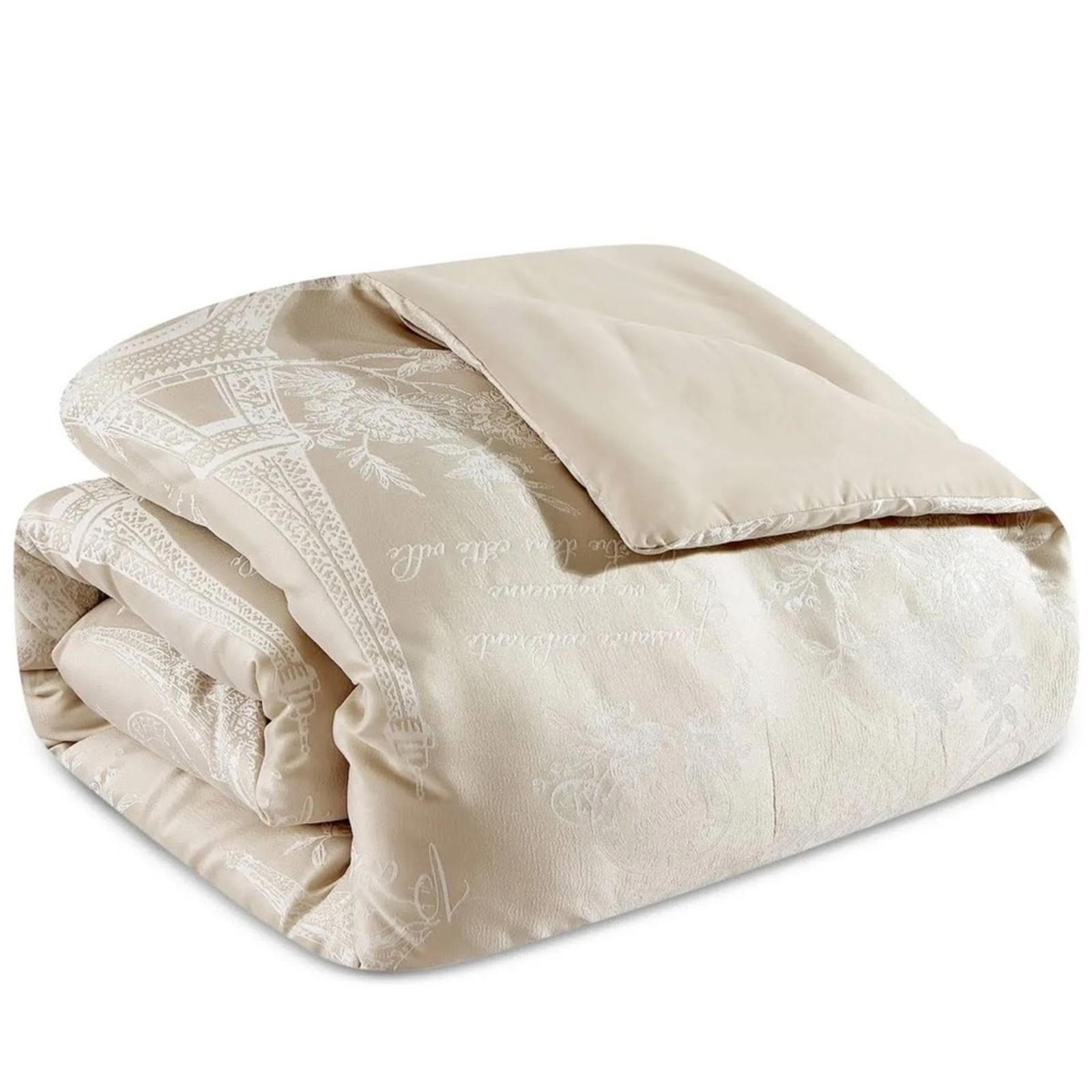 Hallmart Collectibles 13-Pc Paris Celeste Reversible Comforter Set New-Open Box