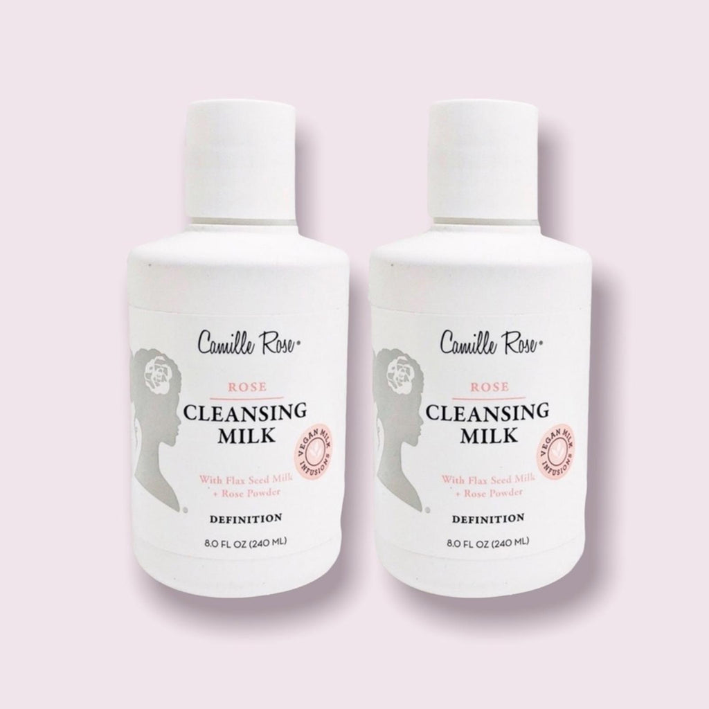X2 Camille Rose Cleansing Milk With Flaxseed + Rose Powder 16fl oz. NEW