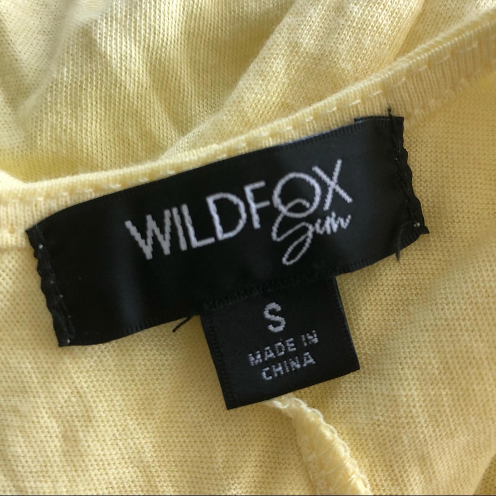 Wildfox SUN Sunny Days Poolside Scoop Neck Swim CoverUp Size S, New w/Tag