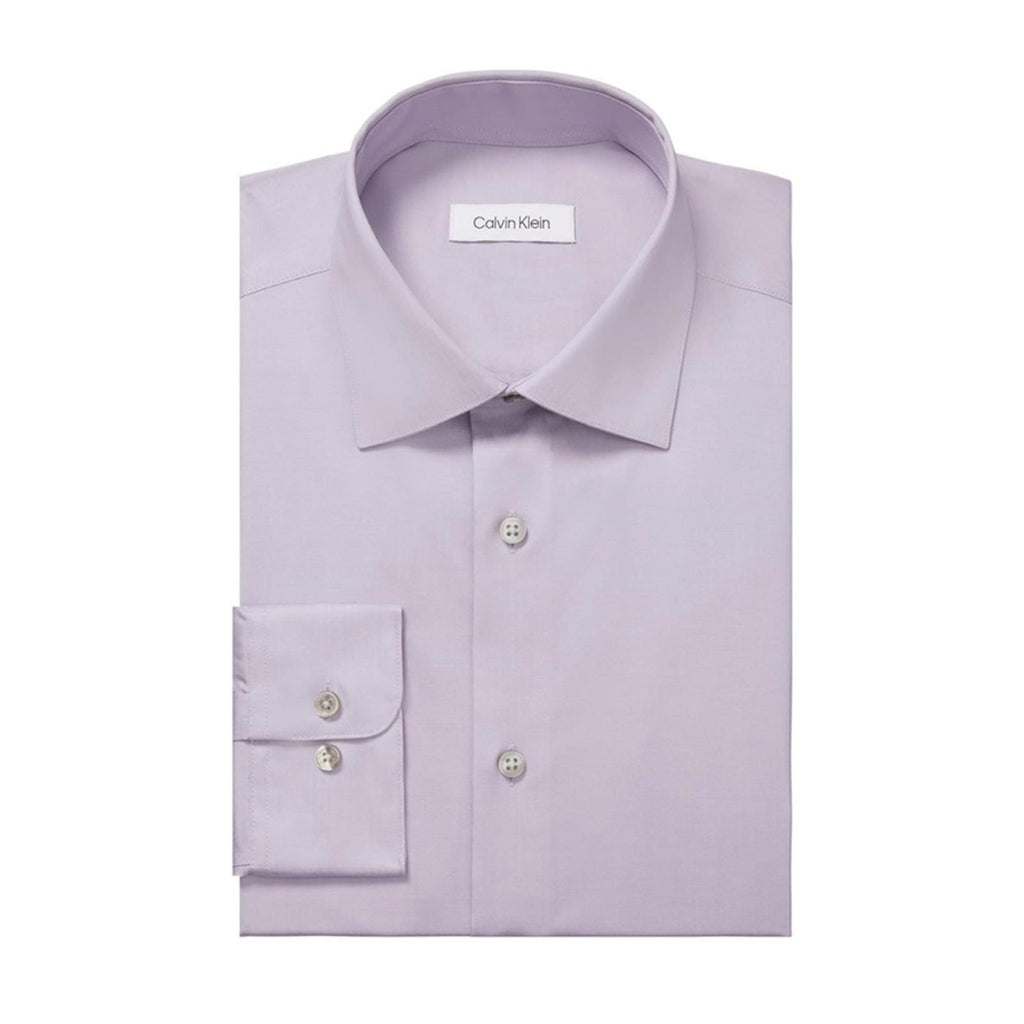 Calvin Klein Steel Slim-Fit Non-Iron Stain Shield Dress Shirt Size 16(32/33) NWT