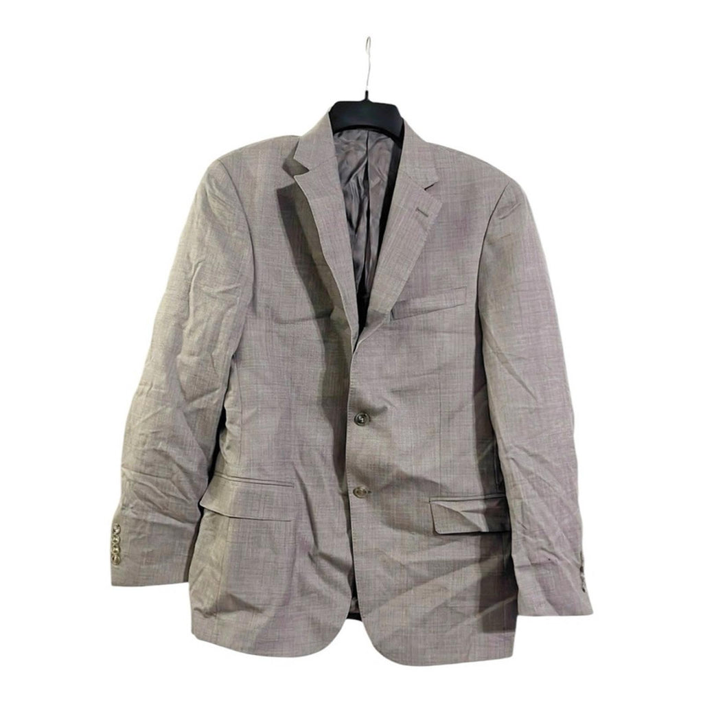 Hart Schaffner Marx Two-Button Blazer in Grey, Size 40 R EXCELLENT!