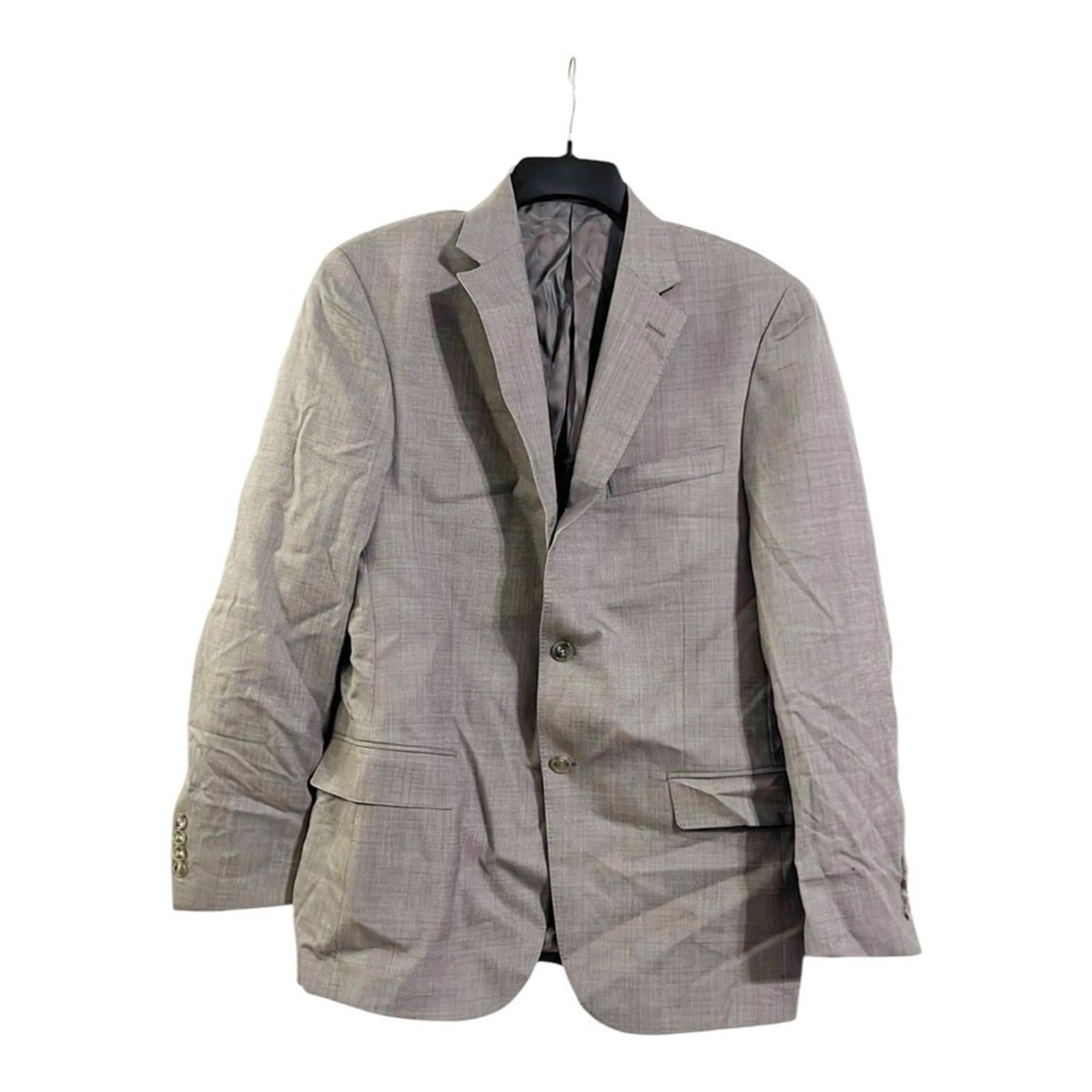 Hart Schaffner Marx Two-Button Blazer in Grey, Size 40 R EXCELLENT!