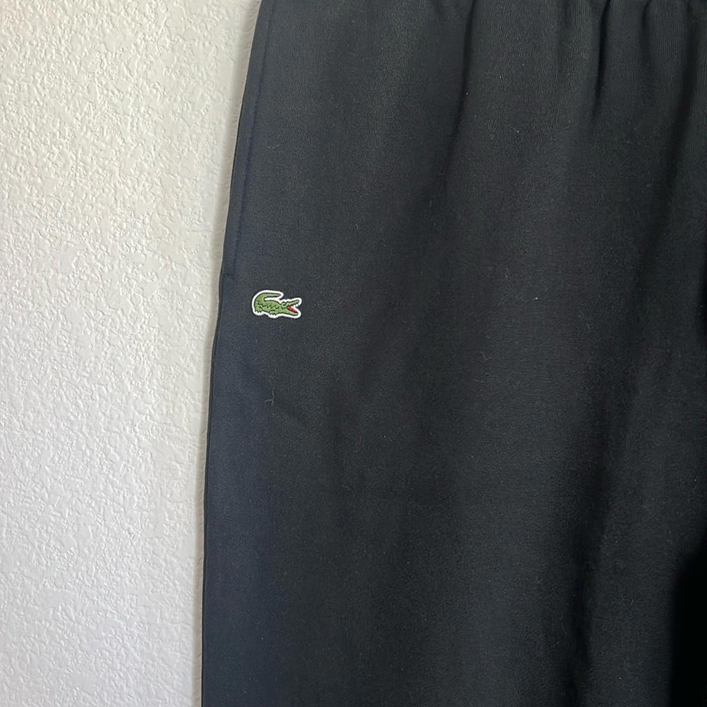 Lacoste Cotton Sweatpants in Black, Size XL, New w/Tag