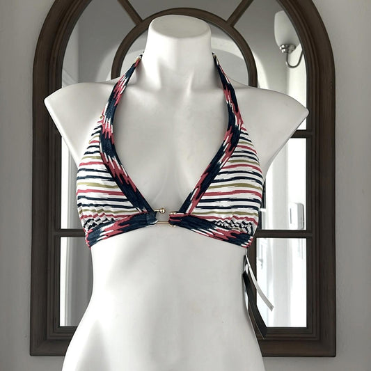 BCBGMaxaZria Swim Bikini Top, Multi color Size S New w/Tag