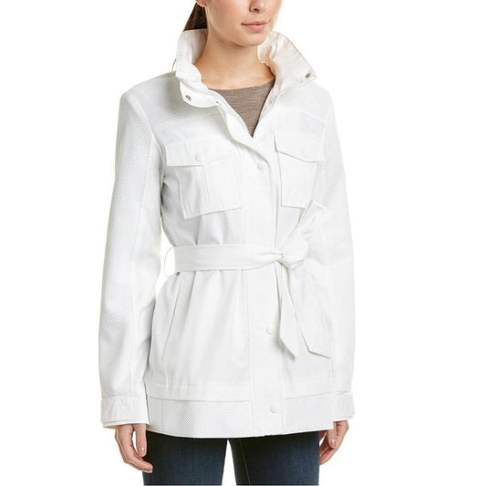 NWT RACHEL Rachel Roy Women's Safari Jacket, White Size XL New w/Tag