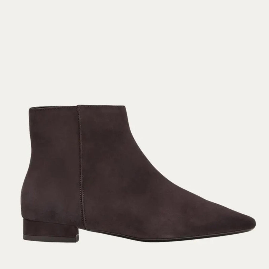 Aquatalia Prisilla Brown Dress Suede Booties, Size 9 New in Box +DustBag