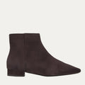 Aquatalia Prisilla Brown Dress Suede Booties, Size 9 New in Box +DustBag