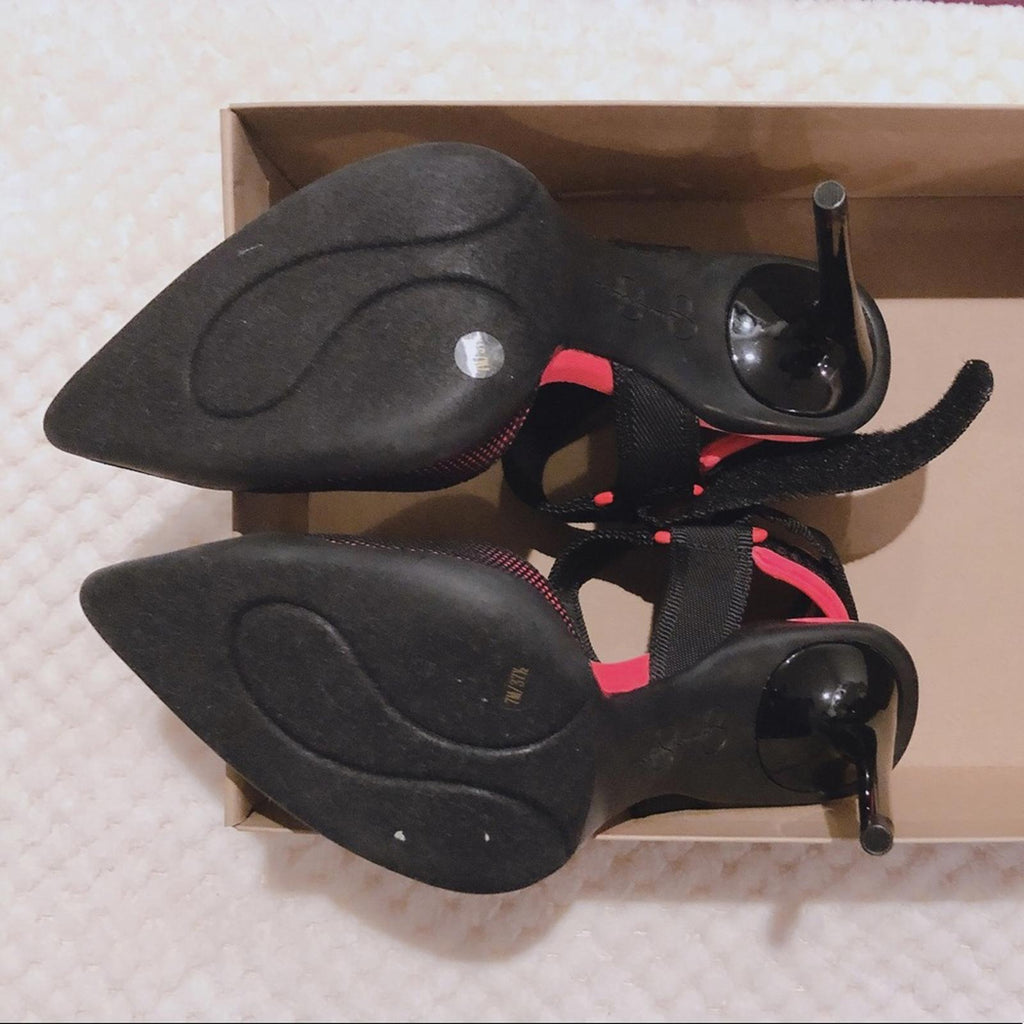 Jessica Simpson Gazelle Pump Pointed Toe in Pink & Black, Size 7M New in Box