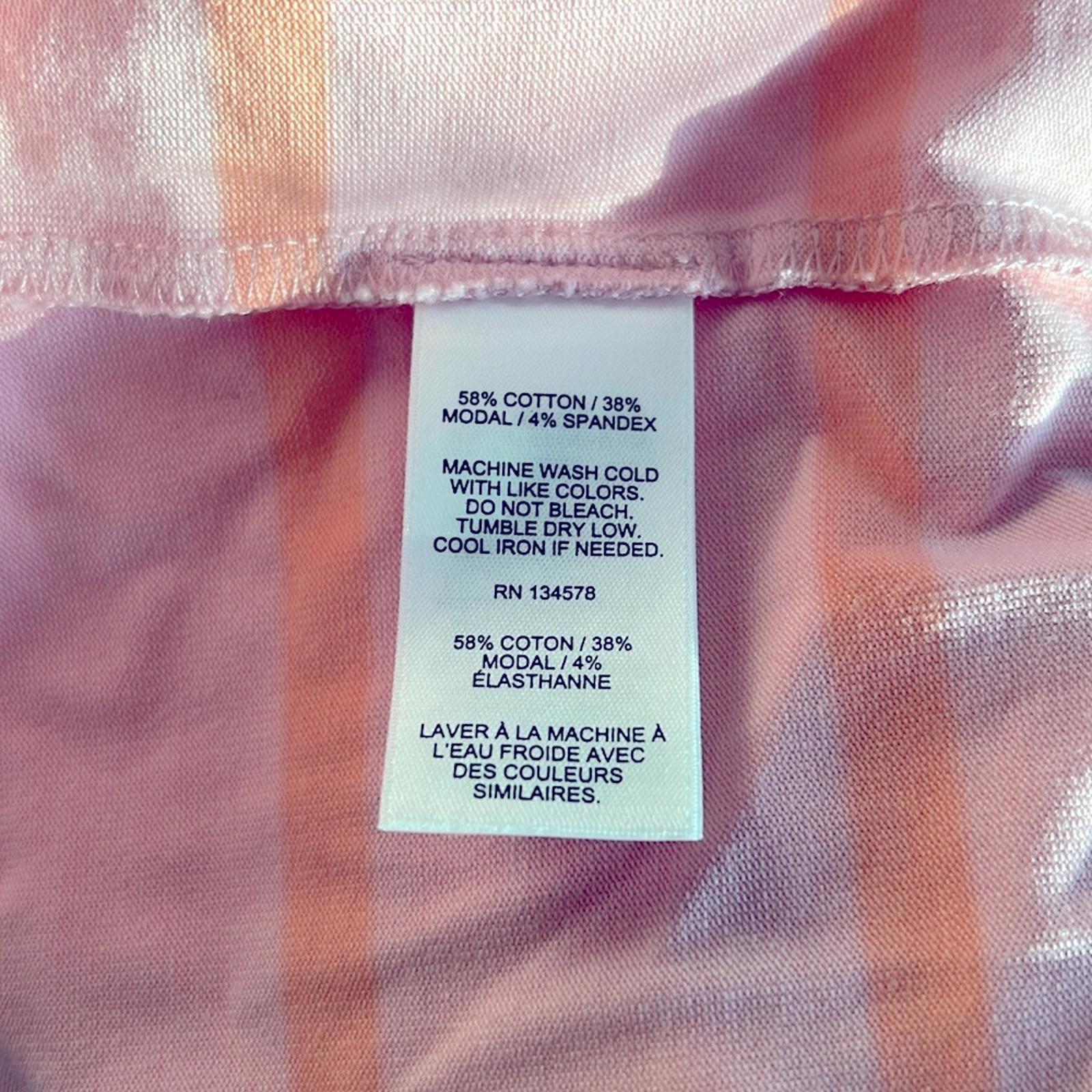 Vineyard Vines PINK Striped Tee, Size Small EXCELLENT!
