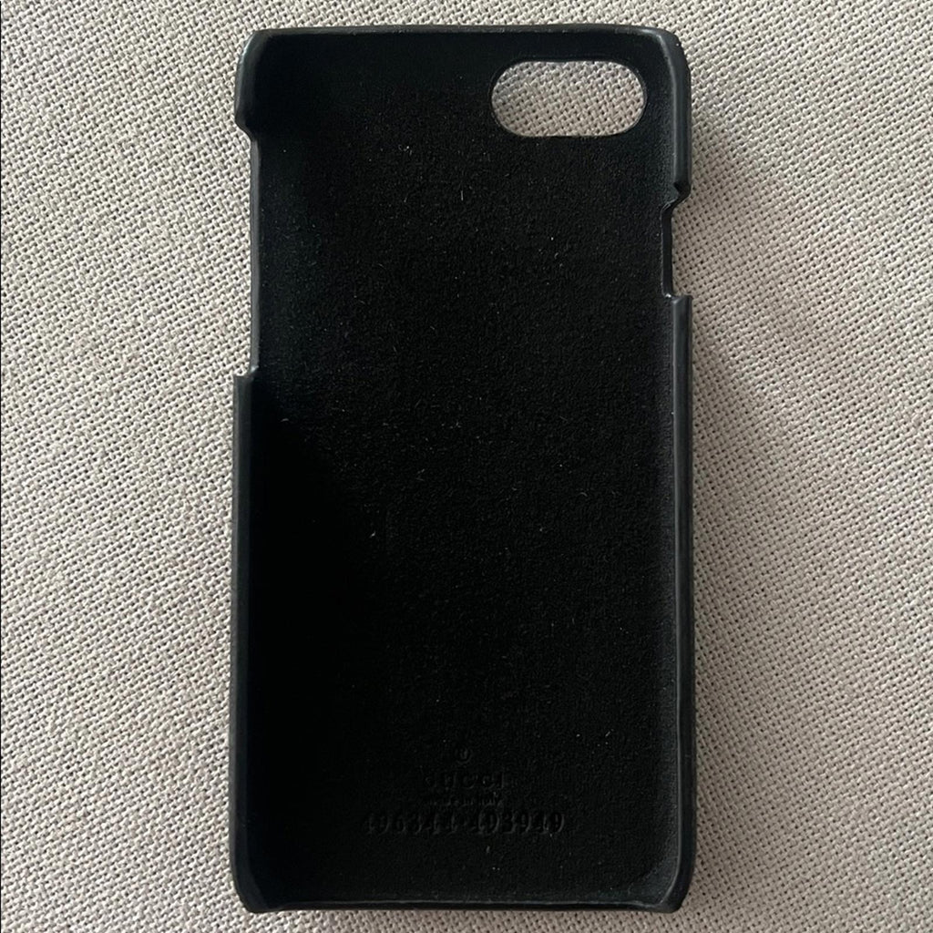Gucci iPhone Case Black Supreme Patch Spaceship UFO Rainbow Italian Logo NEW