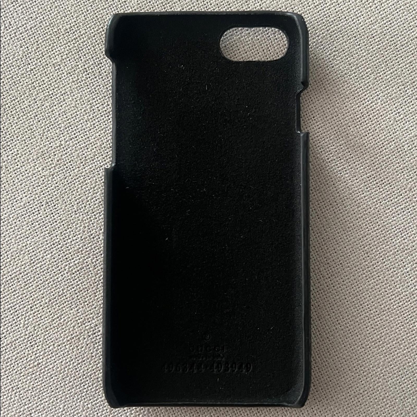 Gucci iPhone Case Black Supreme Patch Spaceship UFO Rainbow Italian Logo NEW