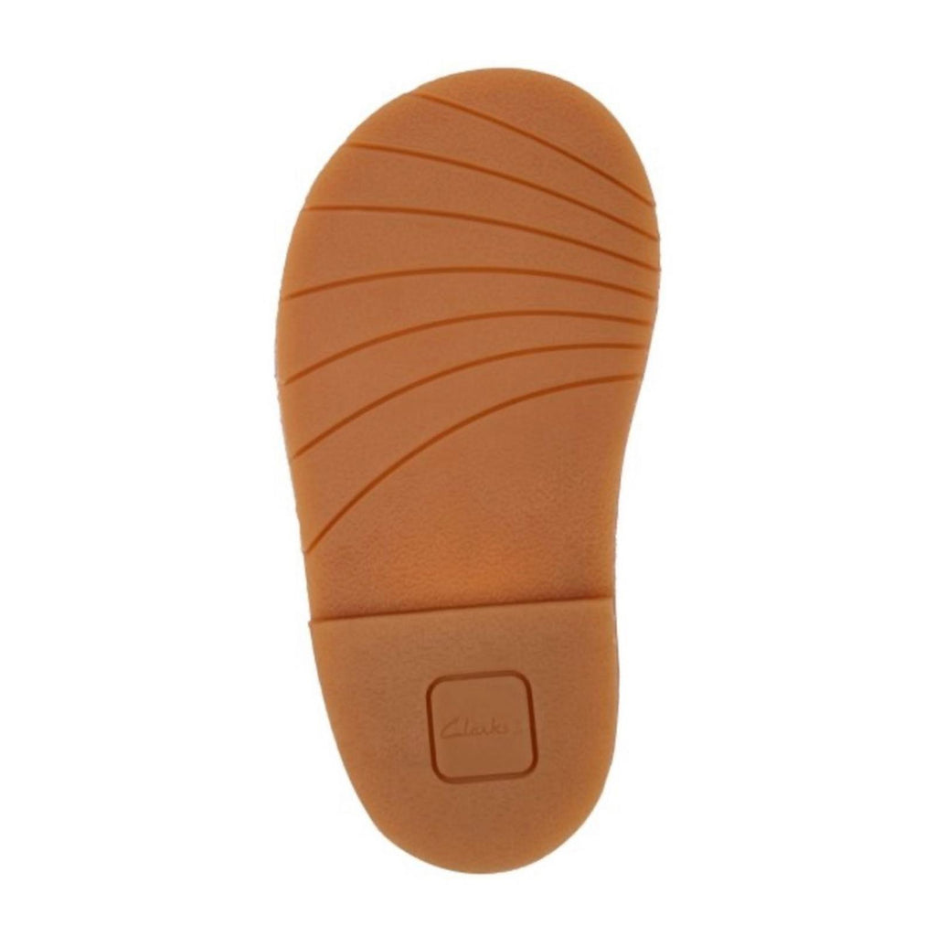 Clarks Comet Pop Toddler Walnut Leather Boots, Size UK 4.5G, US 5W Retail £48