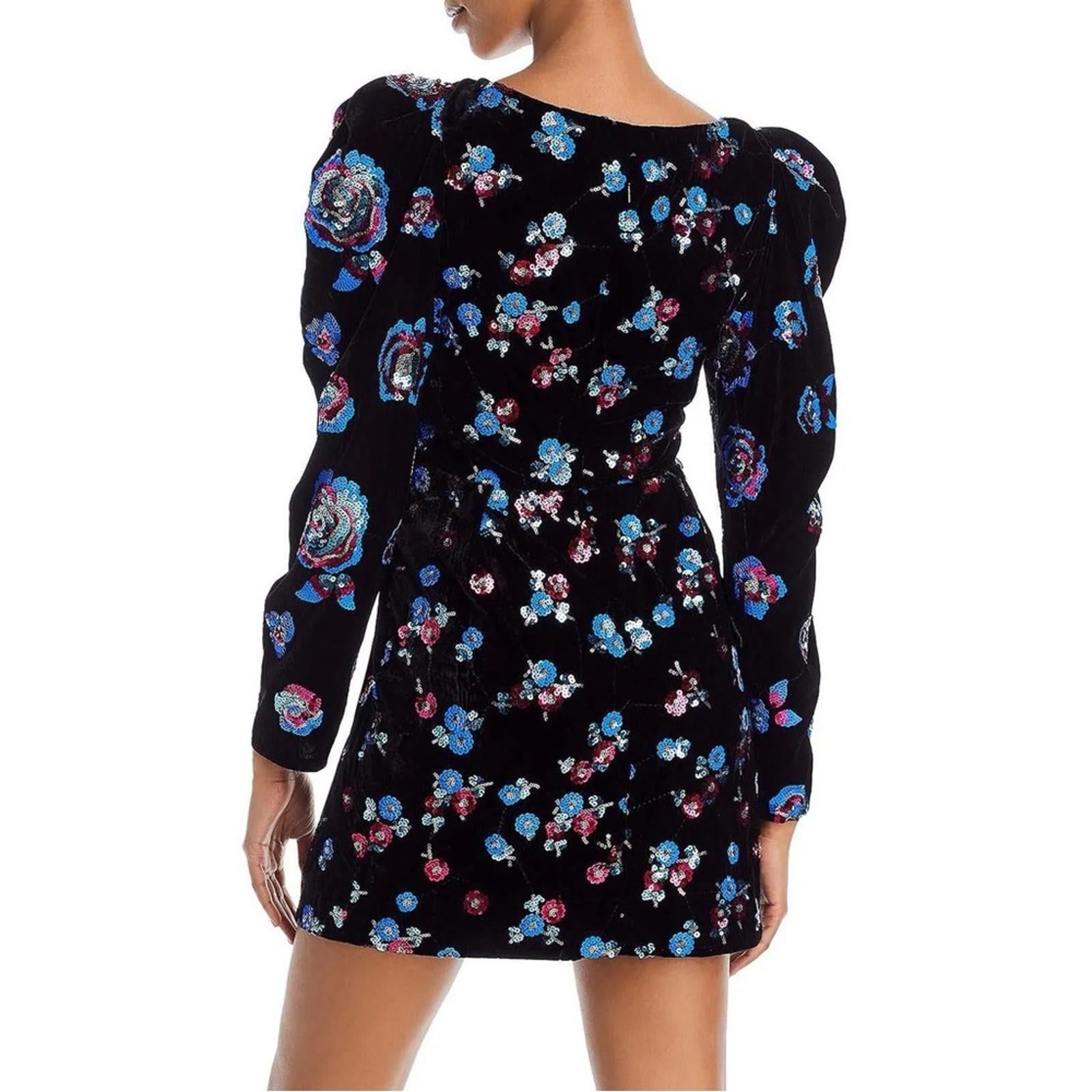 NEW Sabina Musayev Revolve* Roserita Velvet Sequined Dress, Size L New w/Tag