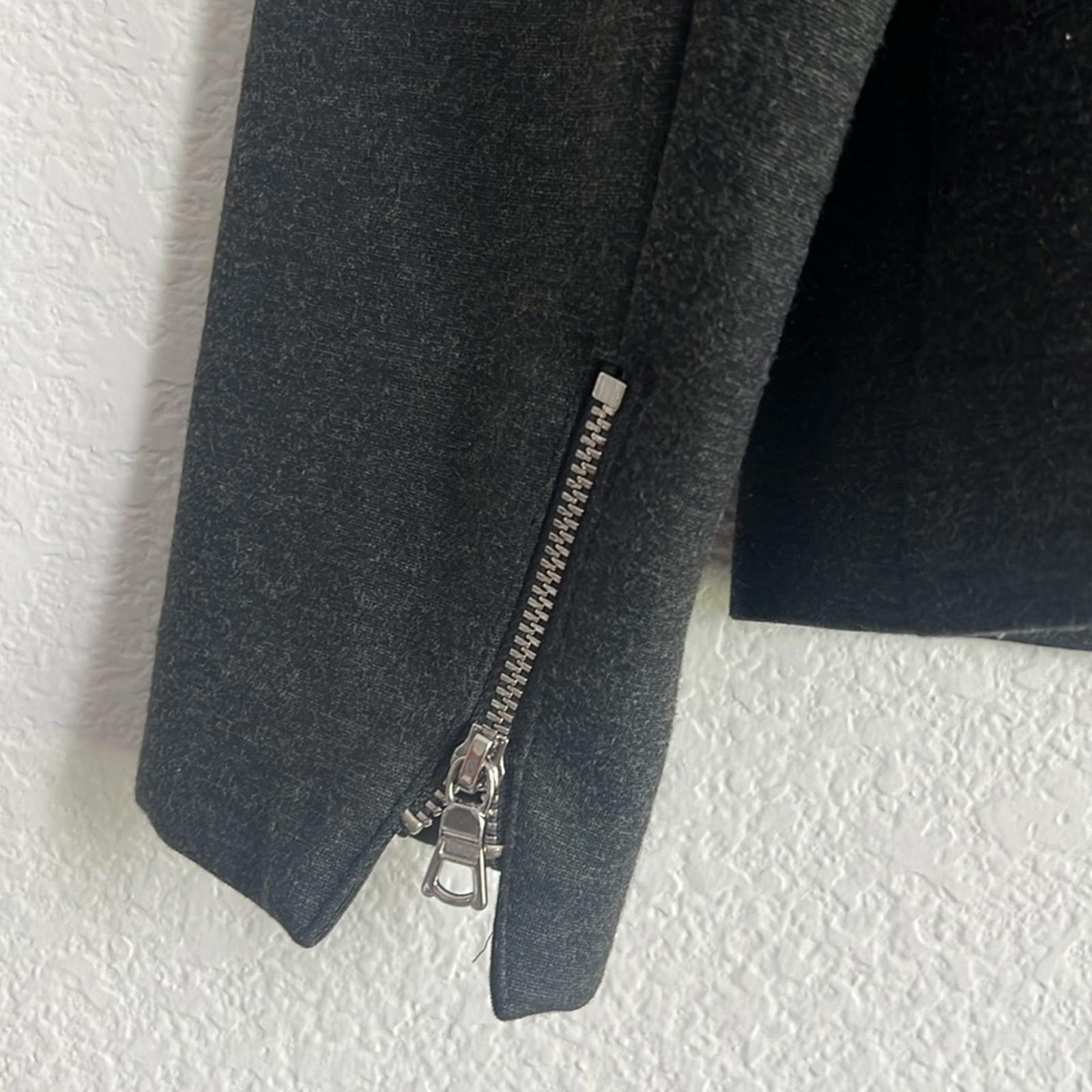 Lane Bryant’s 6th & Ln Blazer in Heather Grey/Black Size 14 EXCELLENT
