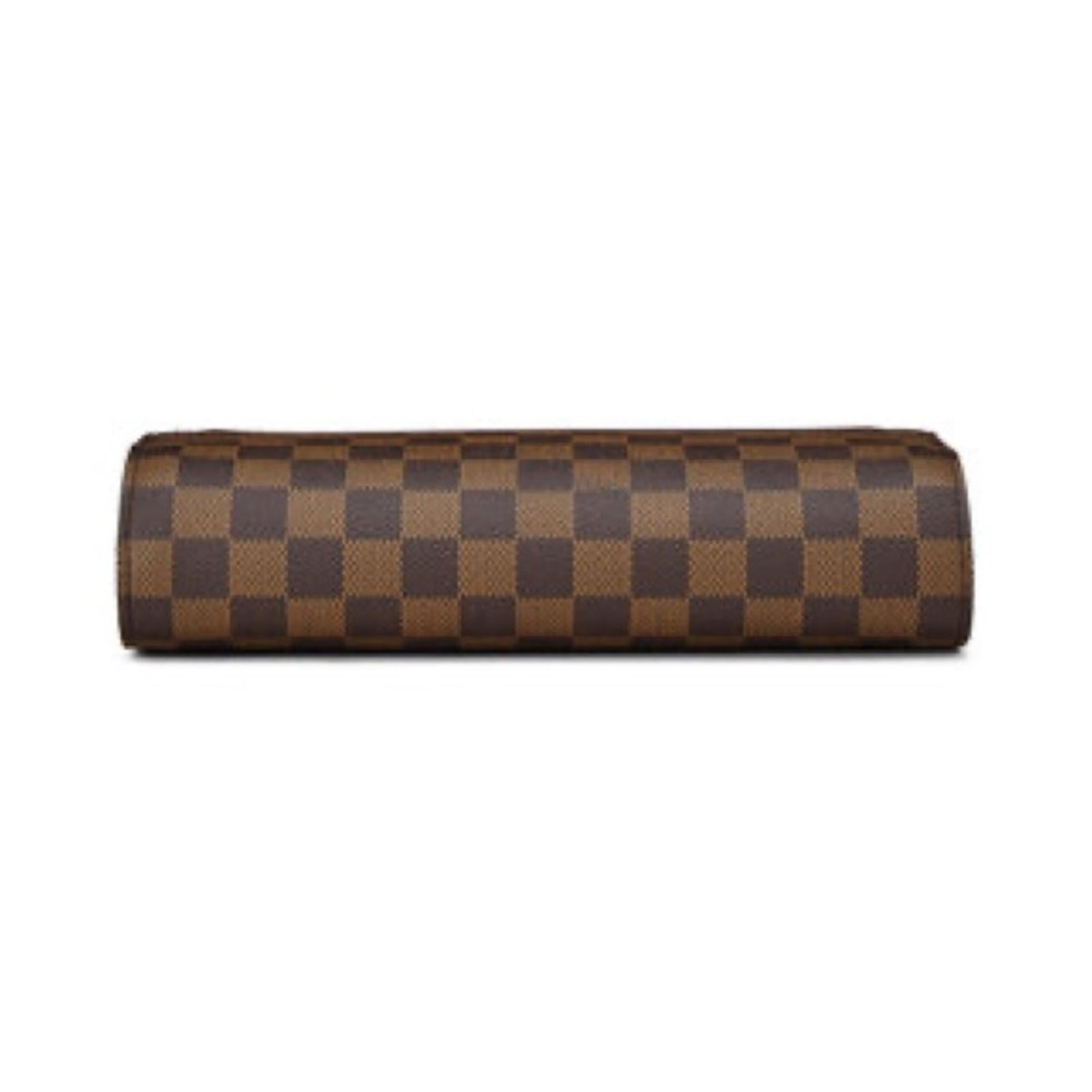 Louis Vuitton Damier Ebene Saint Louis Wallet, Brown, Unisex