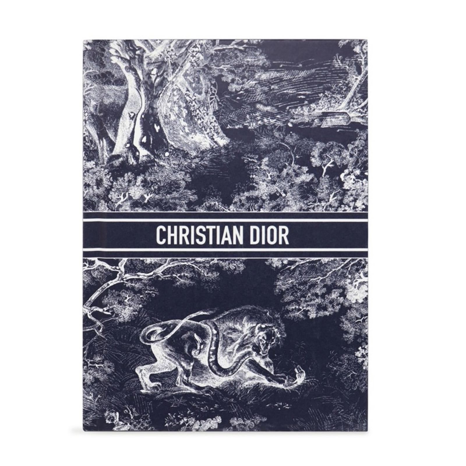 Christian Dior Riviera Notebook Toile De Jouy Scrapbook in Navy / White NEW