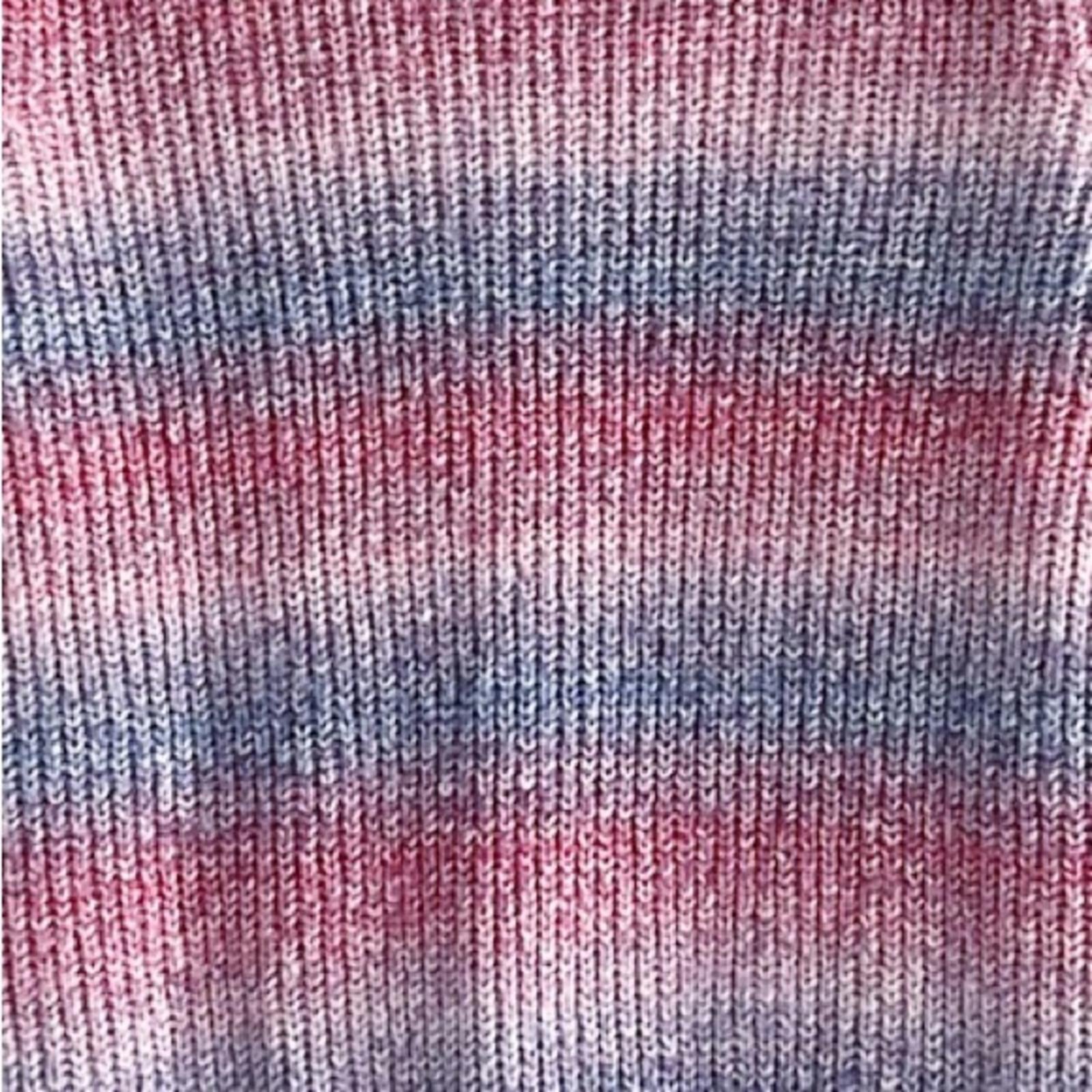 Scotch & Soda Gradient Cotton-Blend Crewneck Sweater in Blue Combo Size L NWT