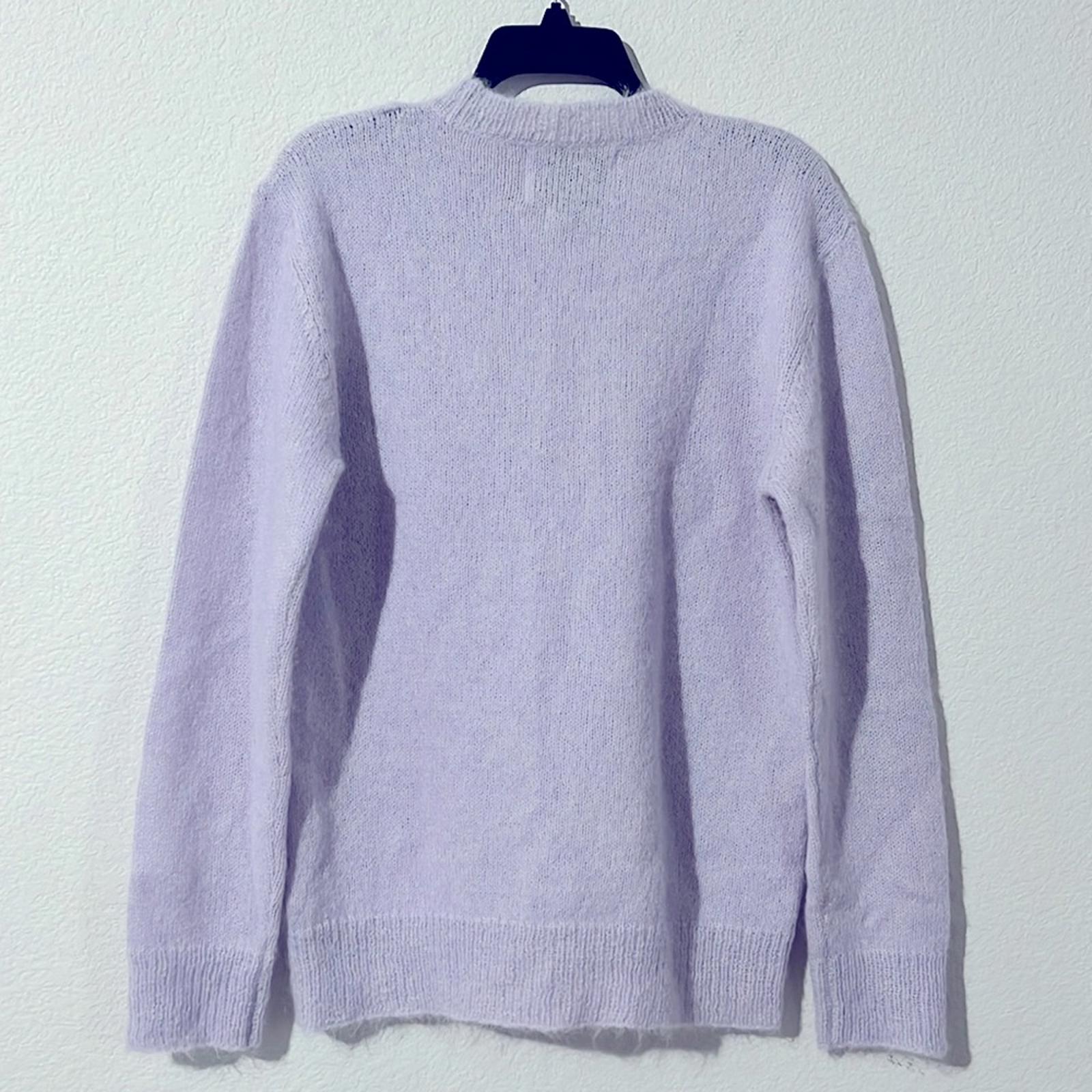 NN07 Walther 6526 Solid Regular Fit Crewneck Sweater in Lavender, NWT, Size S