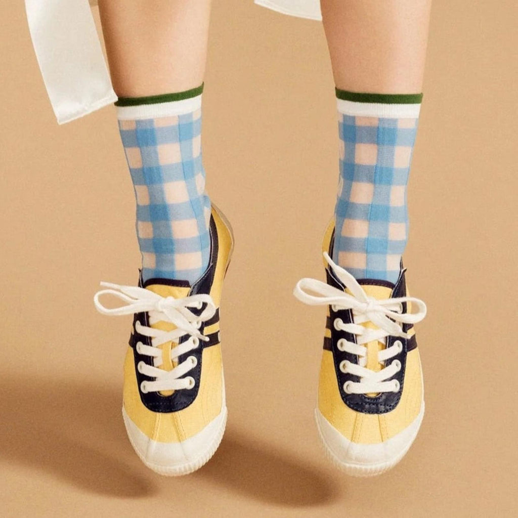 RE/DONE 90s Low-Top Sneakers, Yellow & Navy Size 41 New in Box Retail $250