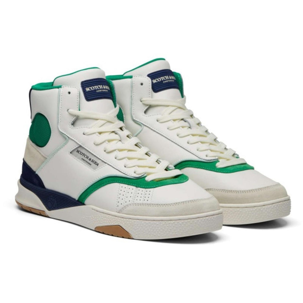 Scotch & Soda Court Cup Hi-Top Sneakers, White Size EU 42 | US 9 New in Box