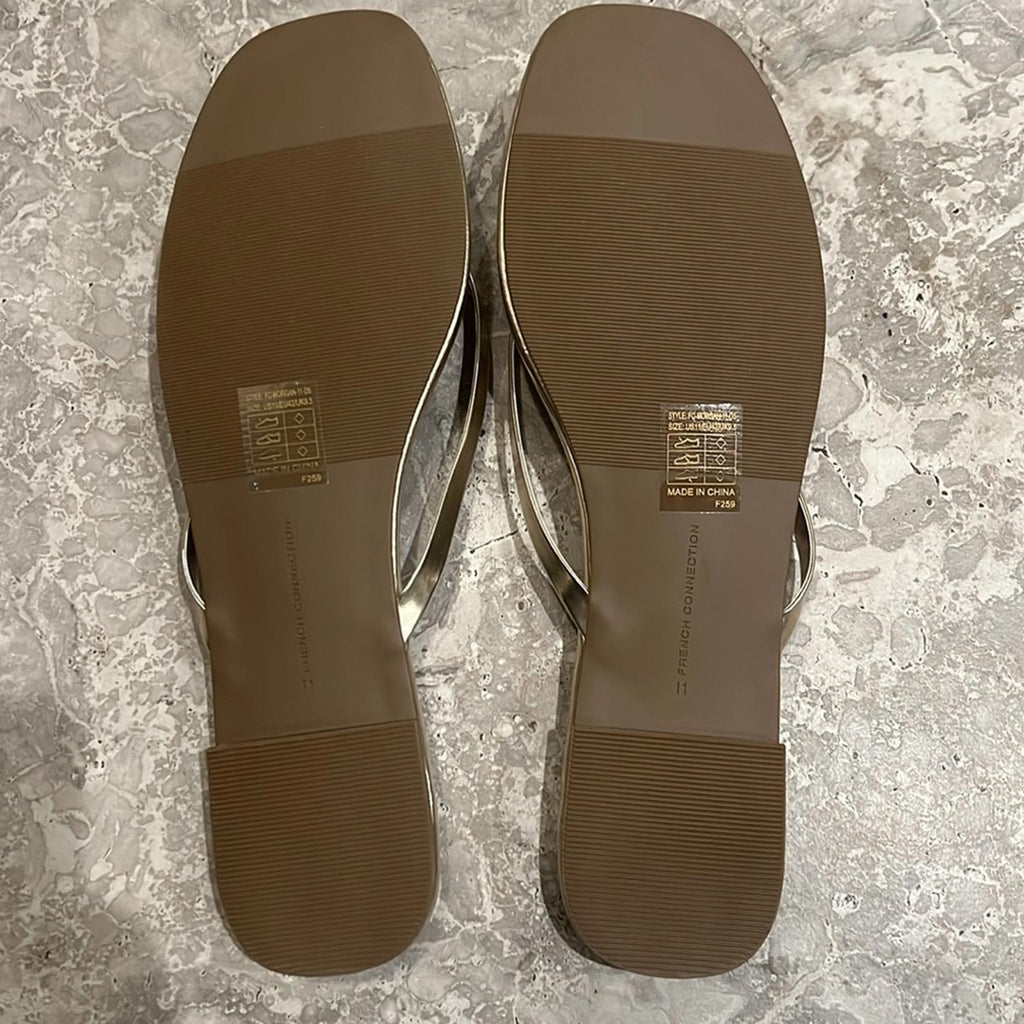 French Connection Morgan Sandals in Rose Gold, Size 11 New in Box