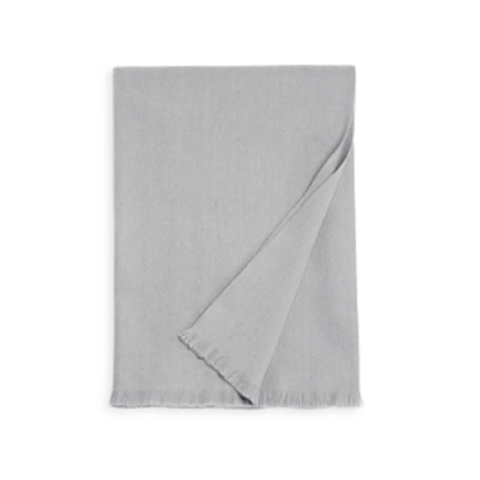 Hudson Park Cashmere/Lambswool Grey Throw, New w/Tag Retail $430