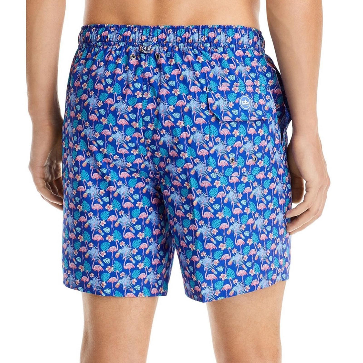 Peter Millar Flamingo Floral Printed Swim Trunks, Size XXL New w/Tag