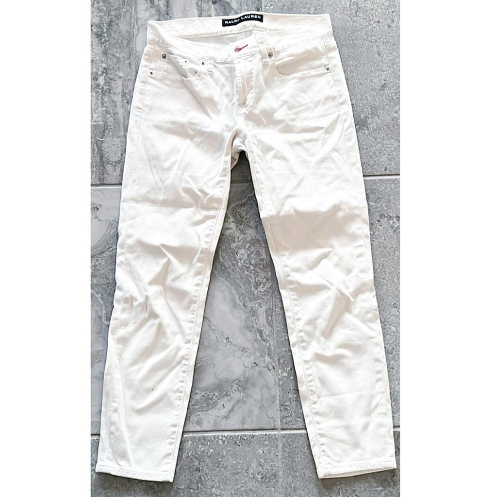 Ralph Lauren Black Label Jeans in White Retail $690