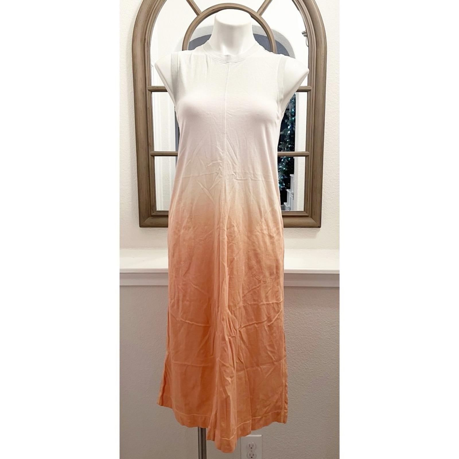 ATM Anthony Thomas Melillo Cotton Ombré Maxi Dress, Size XS New w/Tag