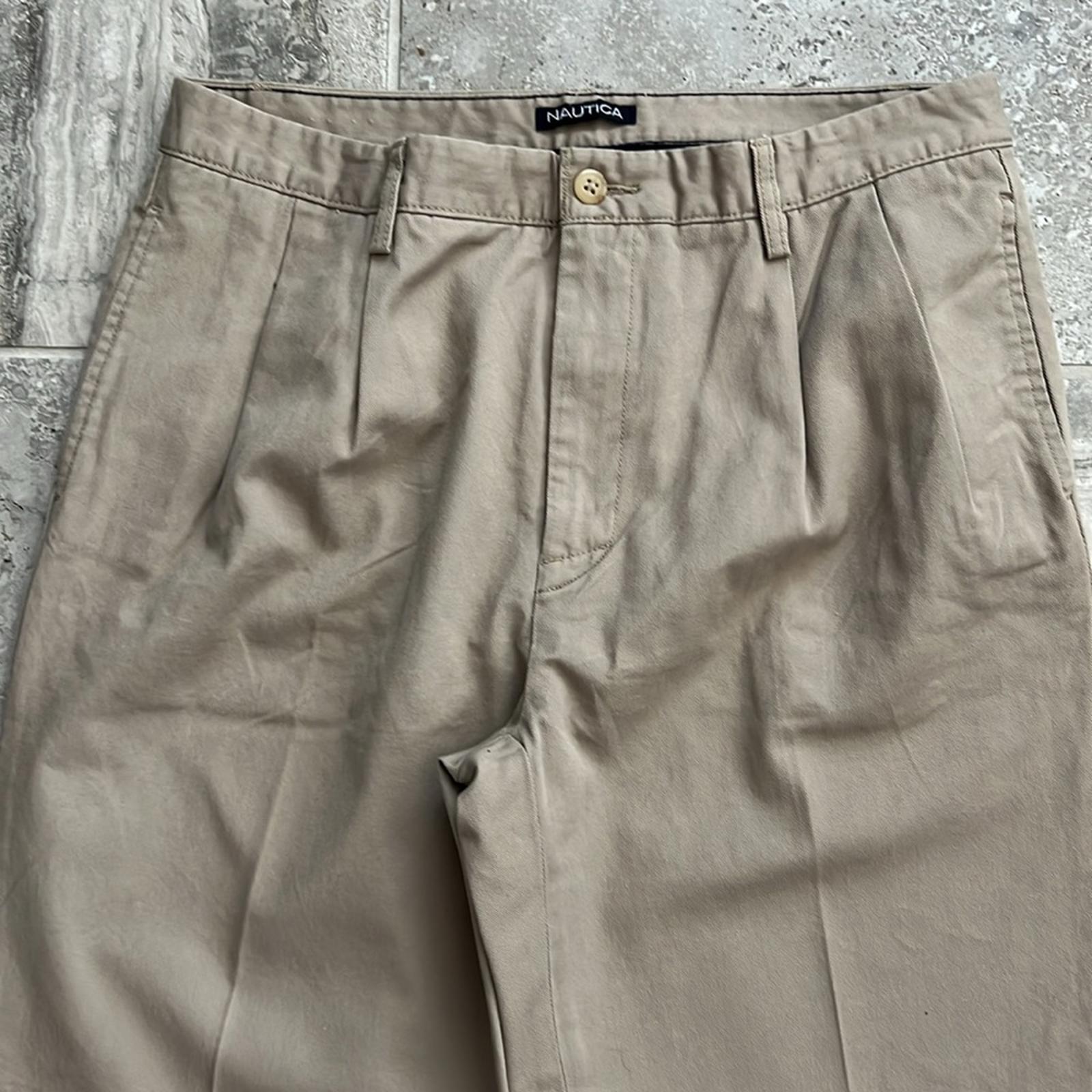 Nautical Chino Pants in Tan, Size W34 X L30 EXCELLENT!