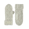 Kurt Geiger Metallic Cable Knit Mittens Bone Multi , One Size New w/Tag