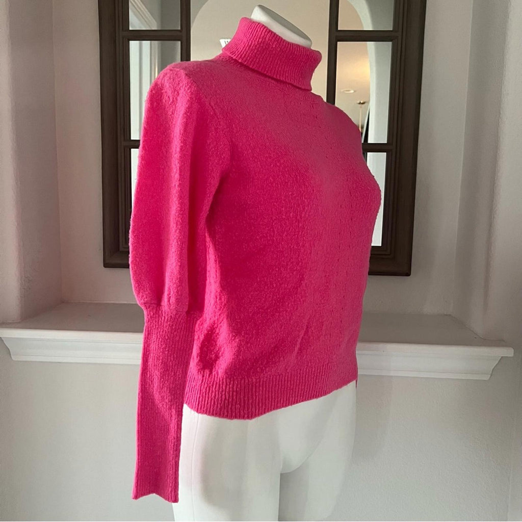 One Grey Day Los Angeles Pink Turtleneck Sweater Size S EXCELLENT! Retail