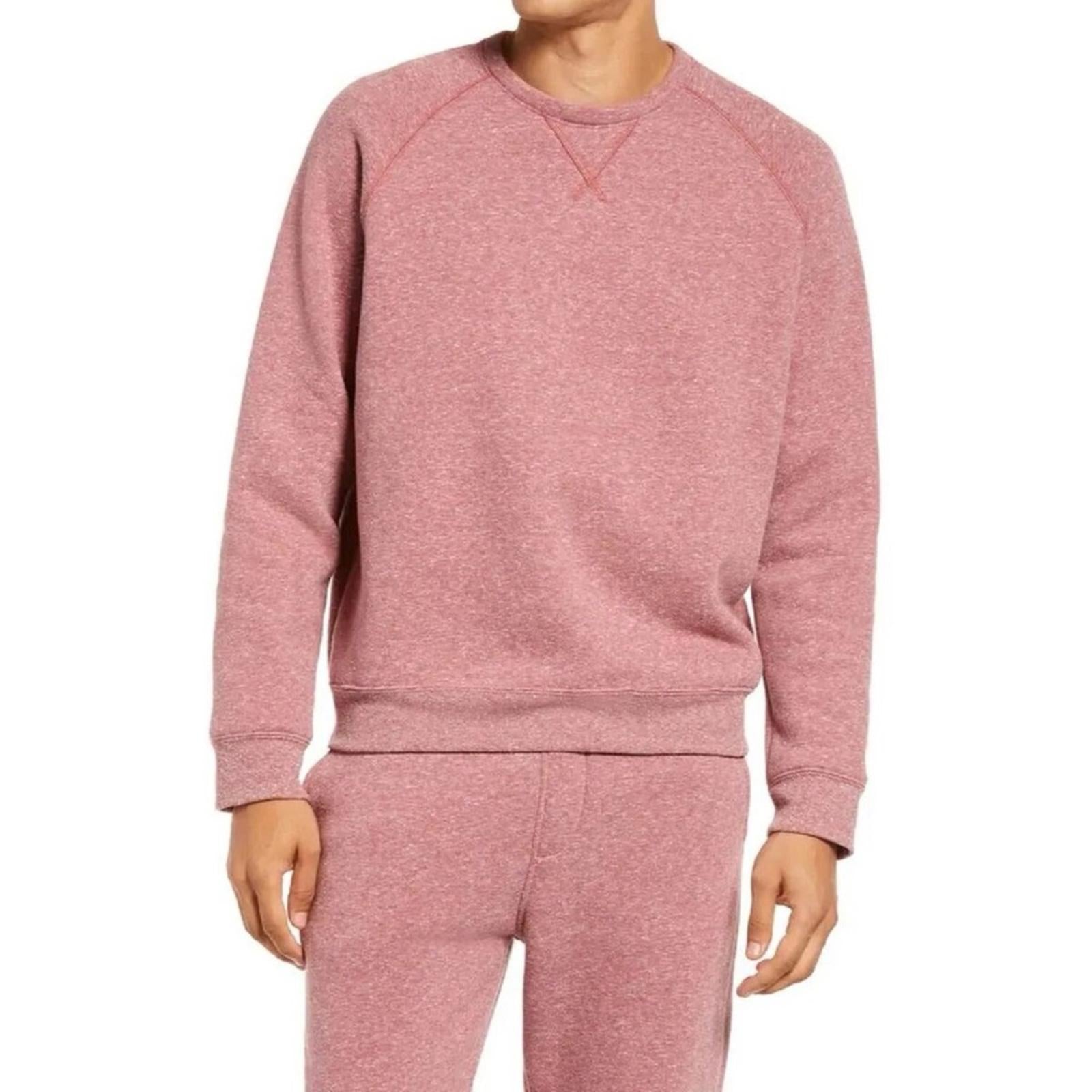 ATM Mouline Crewneck Sweatshirt in Claret, Size XL NEW w/Tag Retail $250