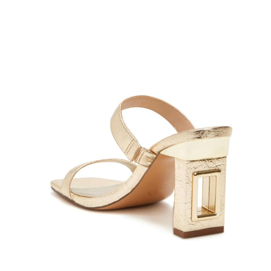 Katy Perry The Hollow Heel Sandal in Gold, Size 7M/37 New in Box Retail $109