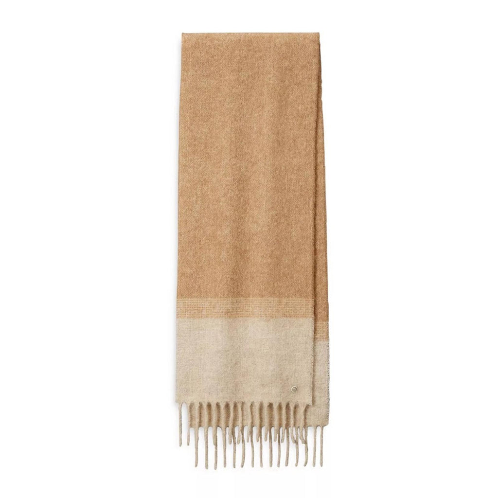 rag & bone Shire Ombré Fringe Scarf, Tan/Beige New w/Tag Retail $250