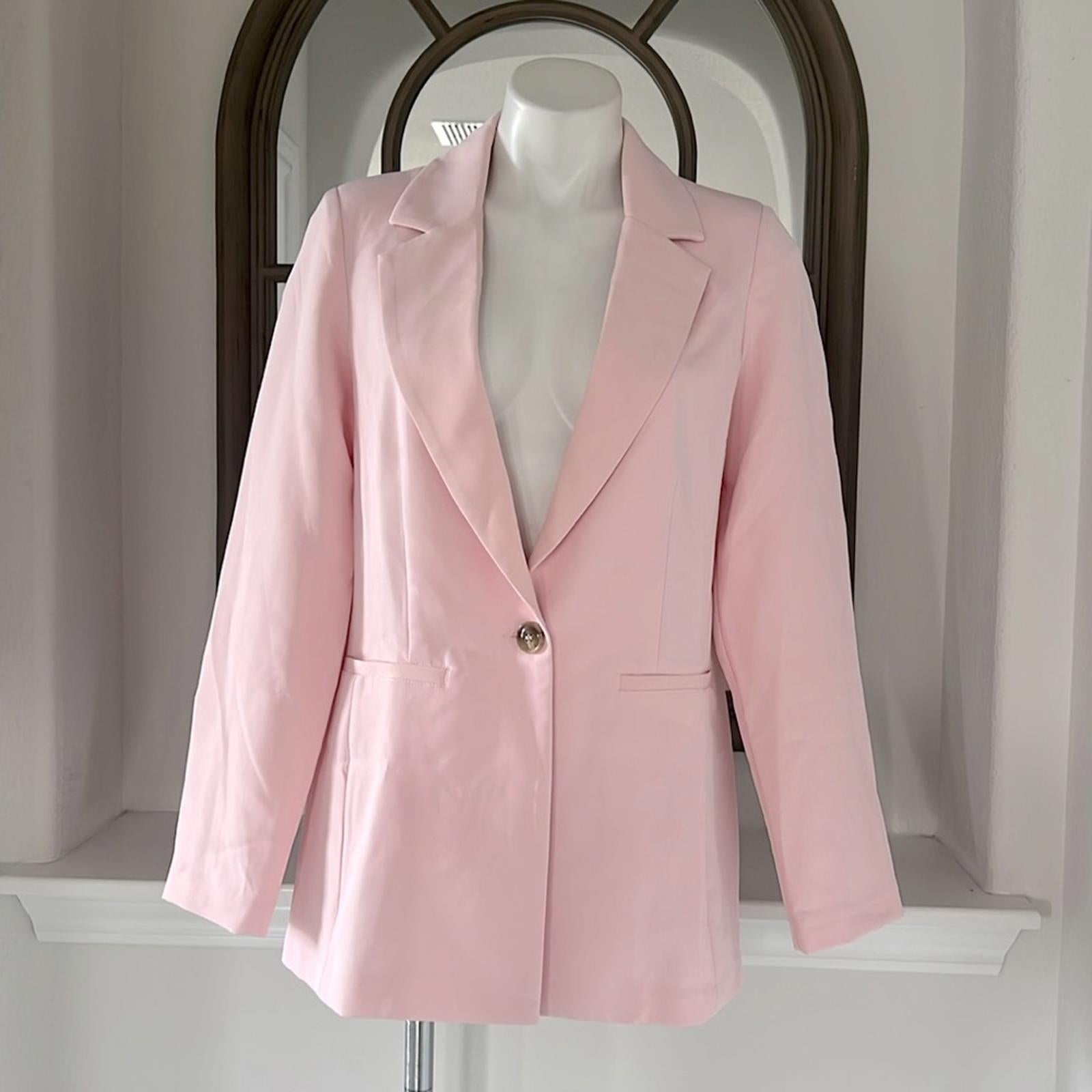 Sanctuary Bryce Woven Blazer in Pink, Size S New w/Tag