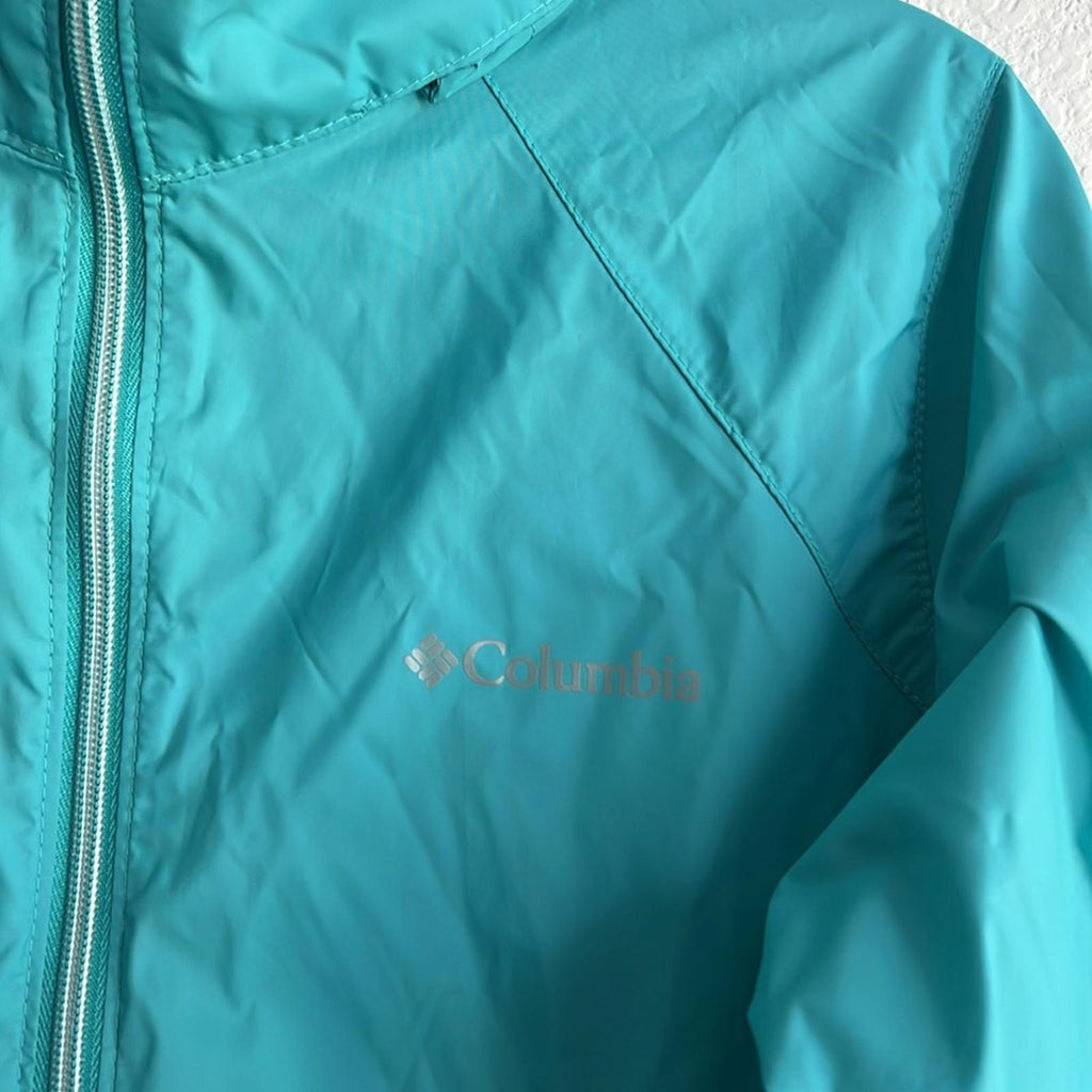 Columbia Switchback III Jacket in Electric Turquoise, NWT, Size S