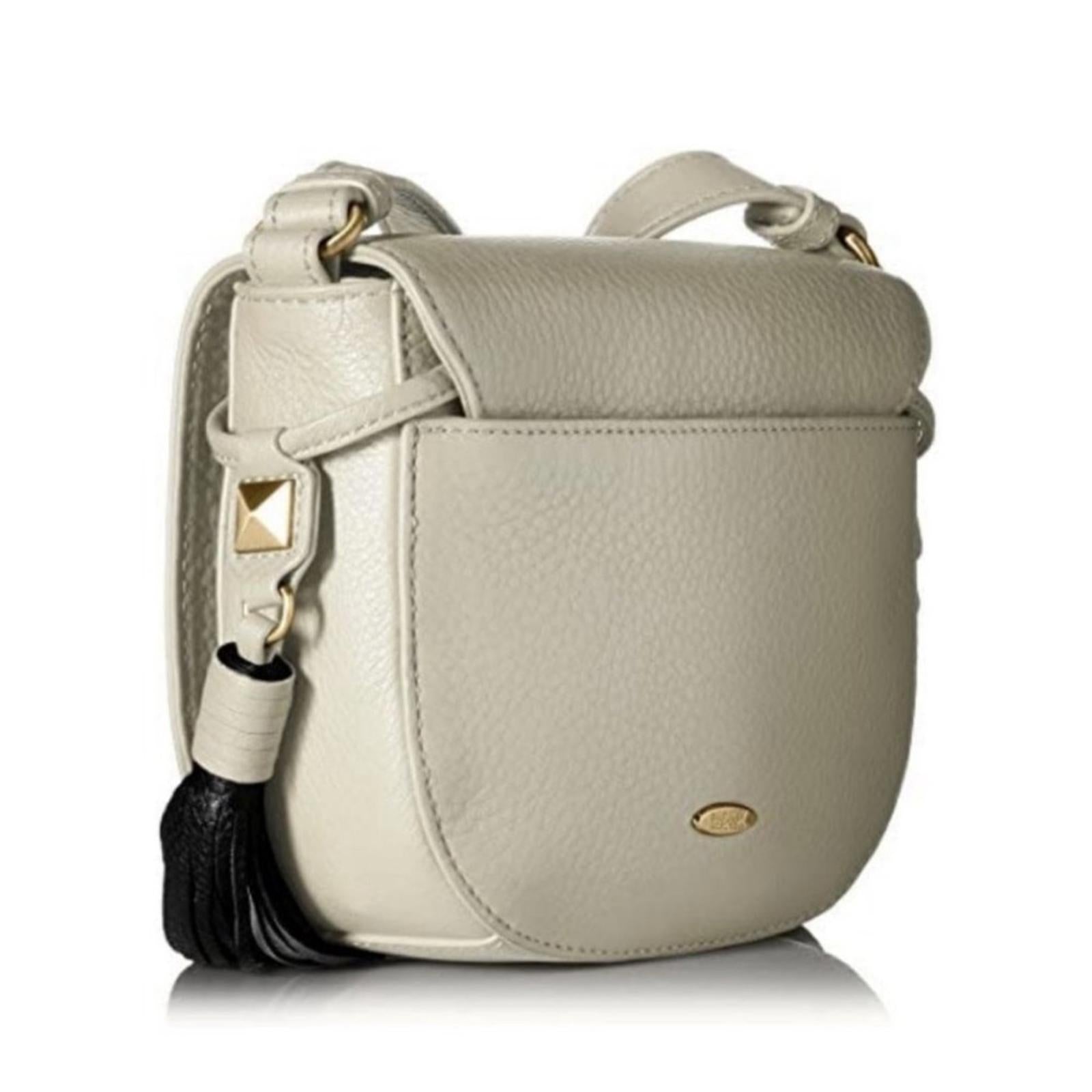 NEW Badgley Mischka Bailey Crossbody Bag, Bone/Ivory New w/Tag + Dust Bag