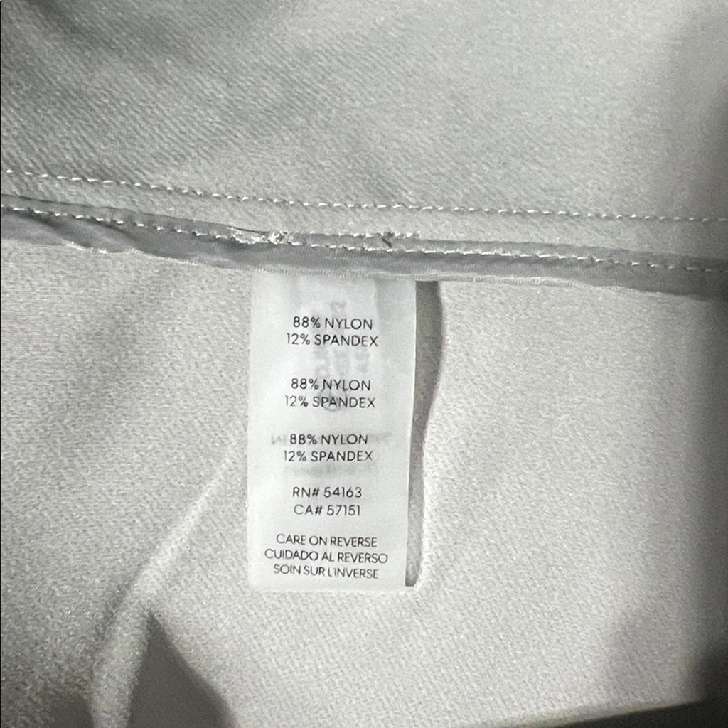 Calvin Klein Infinite Stretch Open-Front Blazer in Grey, Size 6, Retail $139
