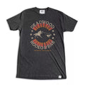 NEW Kid Dangerous Deadwood Cotton Blend Graphic Tee, Charcoal Size M New w/Tag