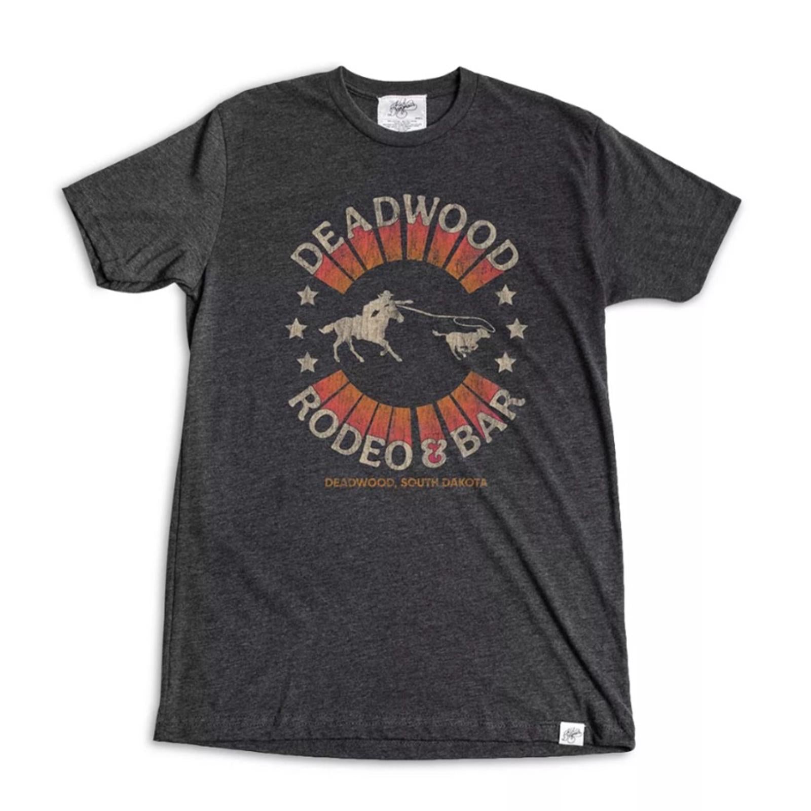 NEW Kid Dangerous Deadwood Cotton Blend Graphic Tee, Charcoal Size M New w/Tag