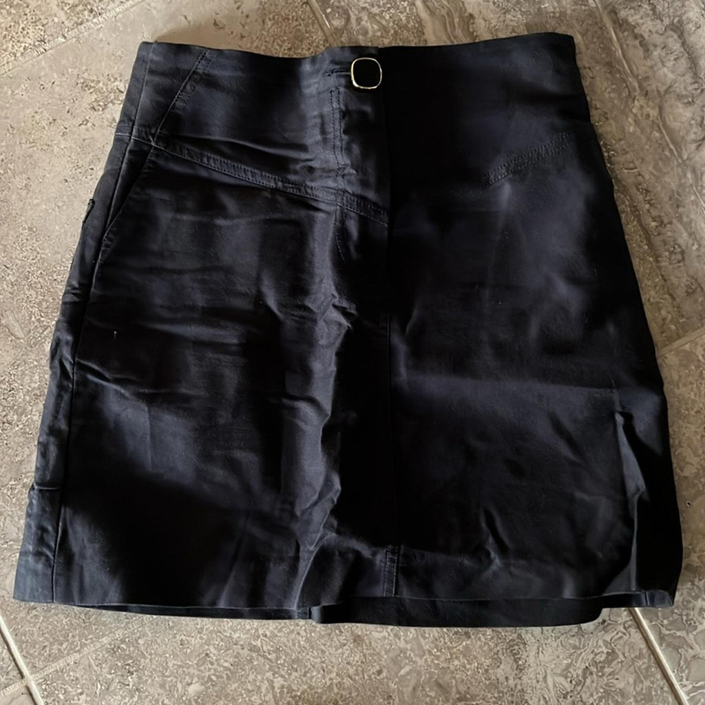 Sandro Paris Mini Skirt in Navy, Size 3, US 8 EXCELLENT!