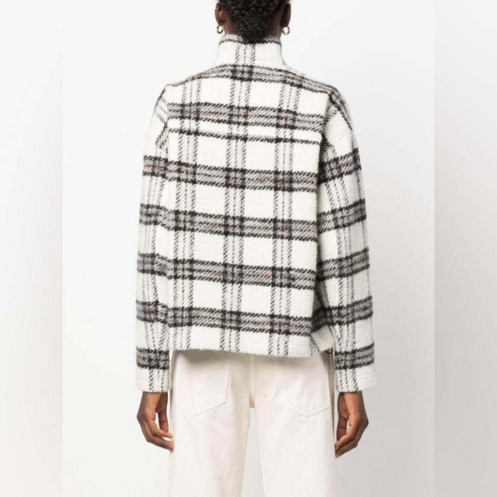 IRO Bika Jacket in Ecru/Black/Grey Size EU 40 New w/Tag