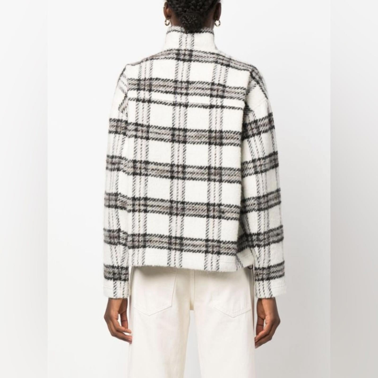 IRO Bika Jacket in Ecru/Black/Grey Size EU 40 New w/Tag