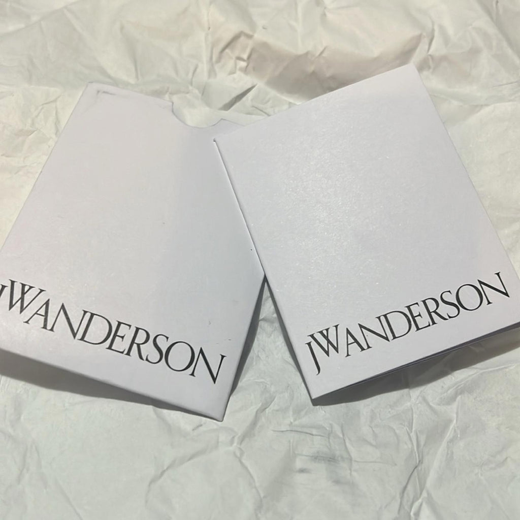 JW Anderson Logo-Engraved Leather Loafers in Black, Size 41 NEW in Box + DustBag