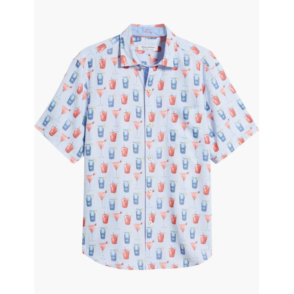 Tommy Bahama Coconut Point Island Zone Short Sleeve Button-Up Shirt NWT Size XL