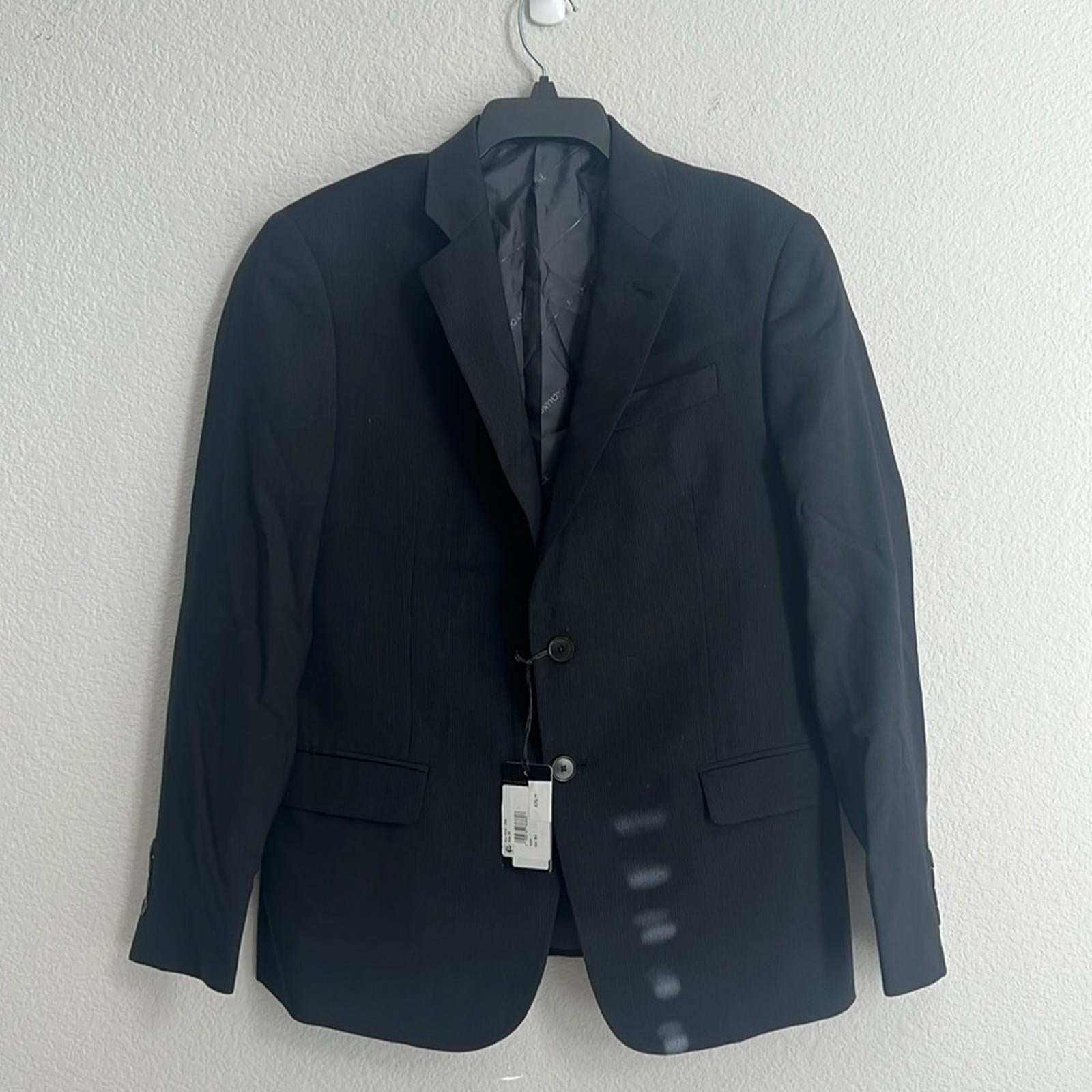 A|X Armani Exchange Wool Two-Button Blazer in Black, NWT, Size 38S